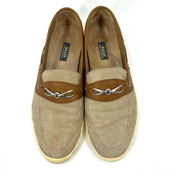 Bally Horse Bit Loafers Mens 12 Leather Femur U 18 Boat Shoes Preppy Old Money